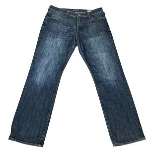 Mavi Jeans Matt Relaxed Straight Leg Dark Wash Blue Denim Mens Jeans